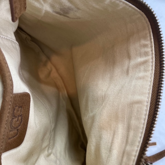 UGG Lea Fringe Crossbody Suede Purse with Dust Bag A070822 - Picture 5 of 8